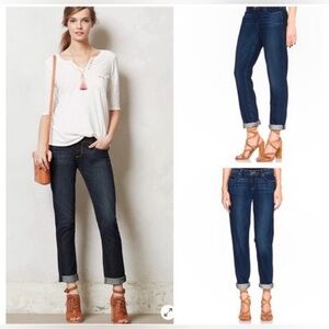 PAIGE Dark Blue Women Jeans